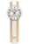 Wanduhr mit rundem Zifferblatt, Holzrahmen und transparentem Mineralglas, Quarz-Pendelwerk