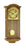 Wanduhr aus Eiche mit rundem Zifferblatt und Pendel im Glasgehäuse
