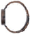 Herren-Holzuhr mit Holzgehäuse und rundem Armband von der Rückseite