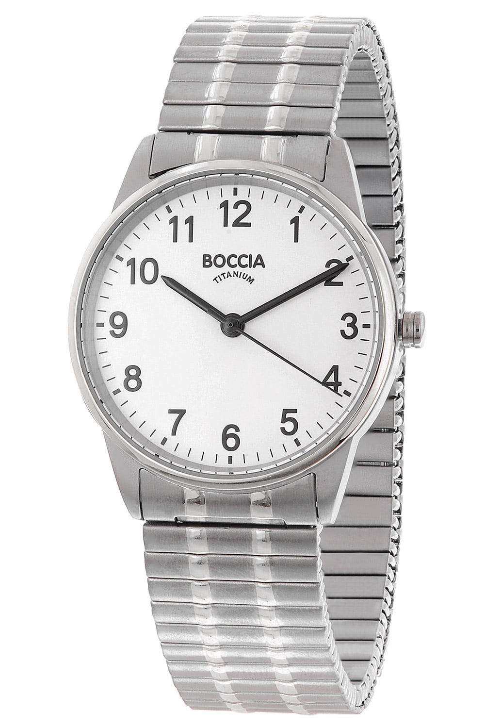 Boccia 3369-01 Damen Armbanduhr Titan • Mineralglas • Zugband Titan