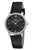 Boccia 3382-01 Damen Armbanduhr • Titan mit Saphirglas • Schwarzes Lederband
