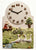 Orologio da parete Terrastudio 35x23 cm Ceramica • Fatto a mano • Made in Germany