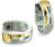 Orecchini a cerchio in titanio con 2 diamanti - Boccia Jewelry Modello: 05045-04