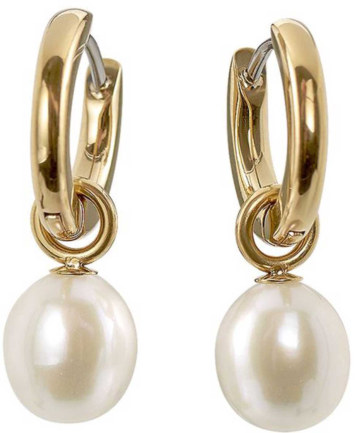 Orecchini a cerchio con pendente di perla - Boccia Jewelry Modello: 05068-02