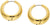 Creoli in titanio placcato oro - Boccia Jewelry Modello: 05096-02