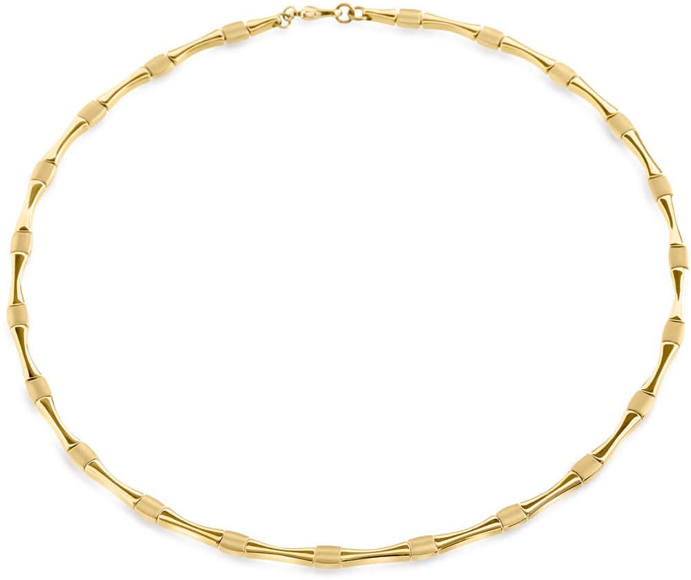 "Collana in titanio puro placcato oro - Boccia Jewelry Modello: 08045-03"