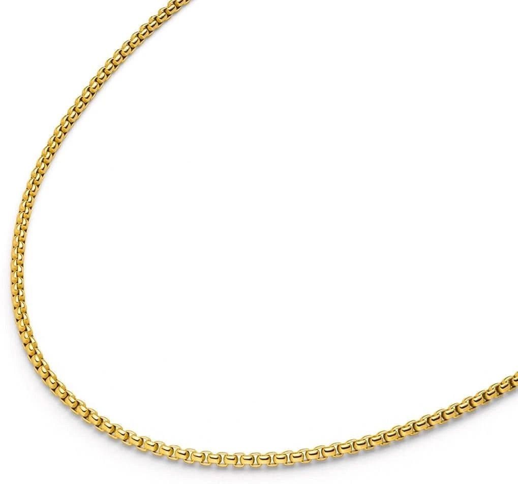 Collana stile Box Chain, placcata oro Boccia modello 08084-0245
