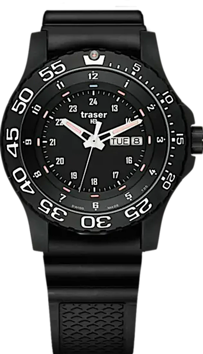 Orologio da uomo Traser P66 Elite Red 100378 • Trigalight H3 • Swiss Made