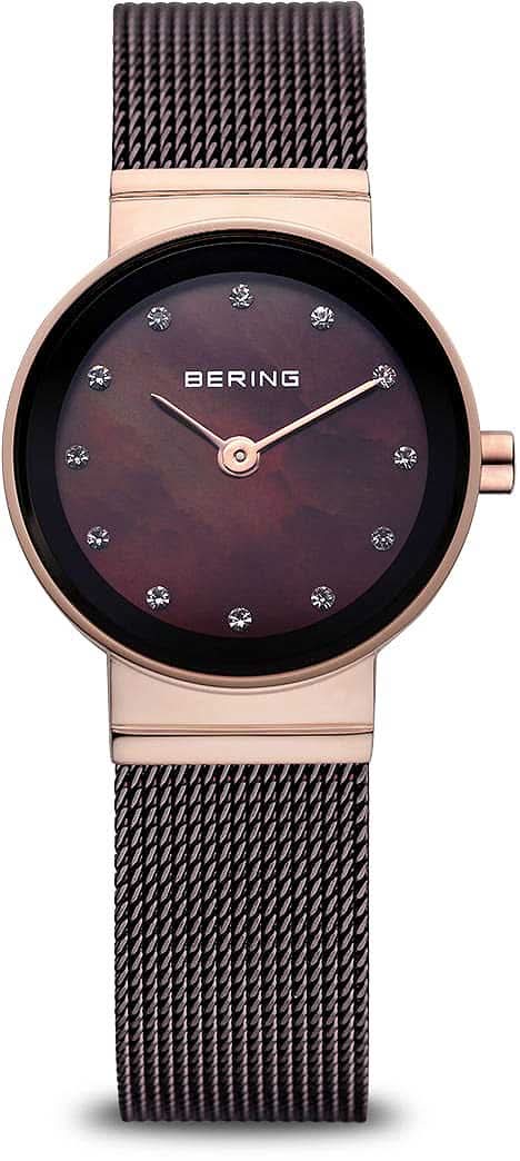 Bering Classic 10122-265 Orologio da Donna • Vetro Zaffiro antigraffio • Bracciale Milanaise raffinato