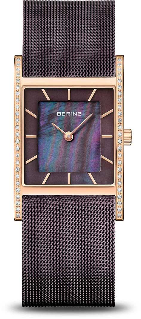 Orologio da donna Bering Classic 10426-262-S • Vetro zaffiro antigraffio • Madreperla marrone