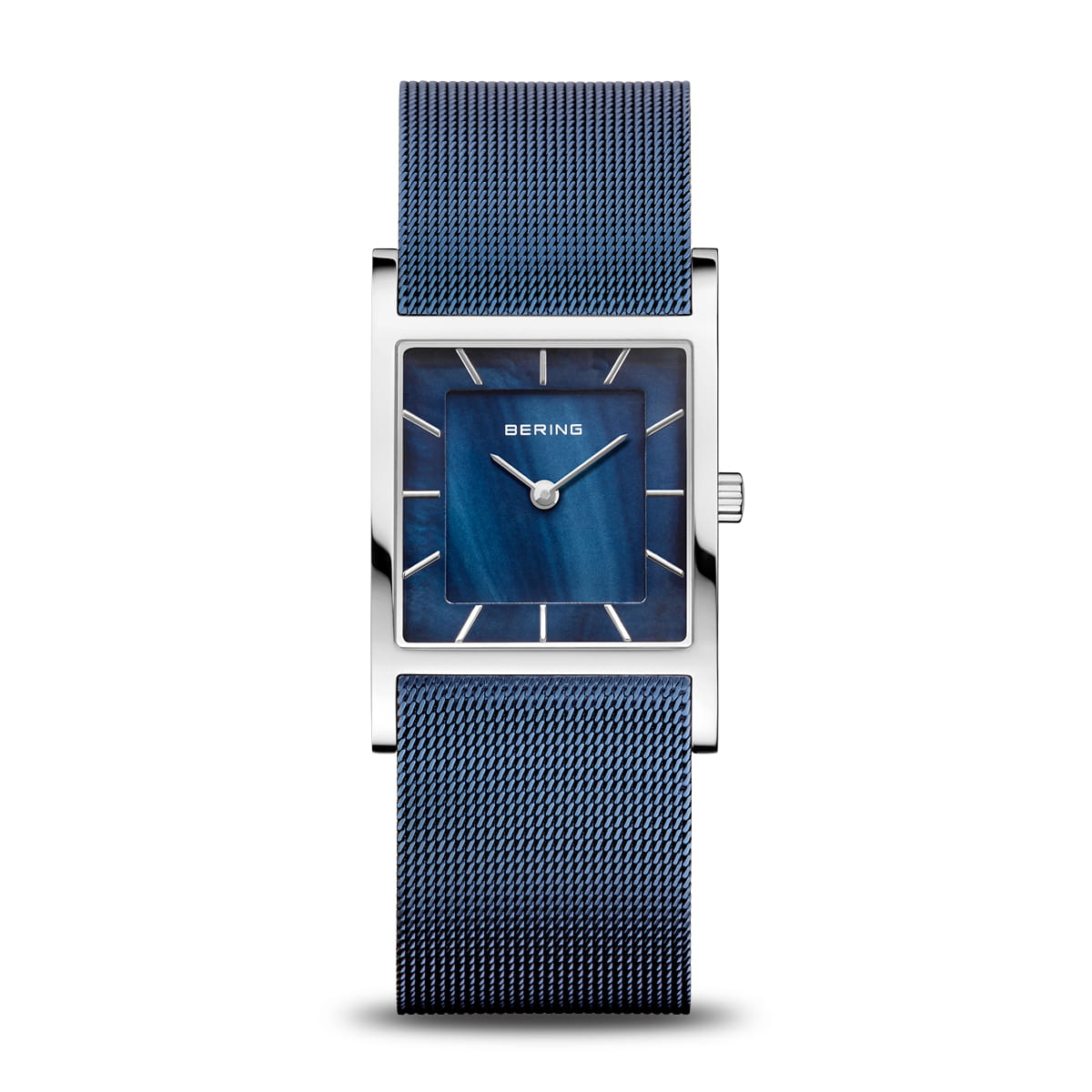 Bering Classic 10426-307-S Damenuhr Blau • Saphirglas • Milanaise-Armband