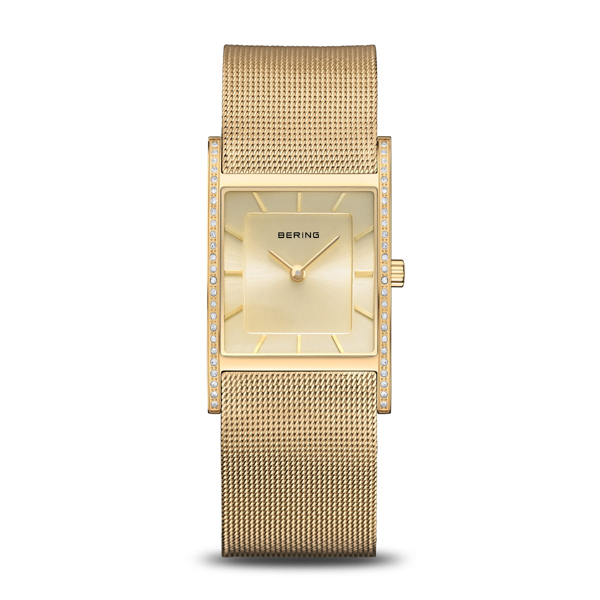 Bering Classic 10426-333-S Damenuhr Goldfarben • Saphirglas • Milanaise-Armband