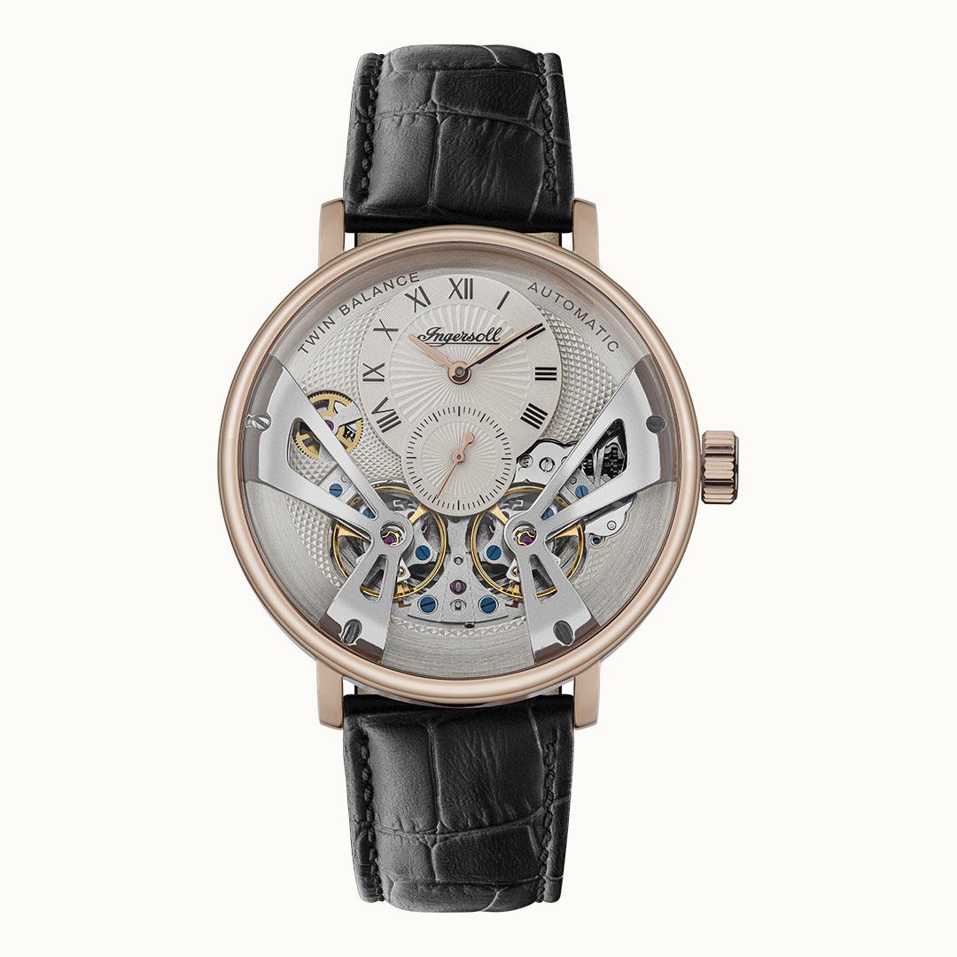 Ingersoll The Tennessee I13101 Herrenuhr Hellgrau • Automatikwerk • Mineralglas