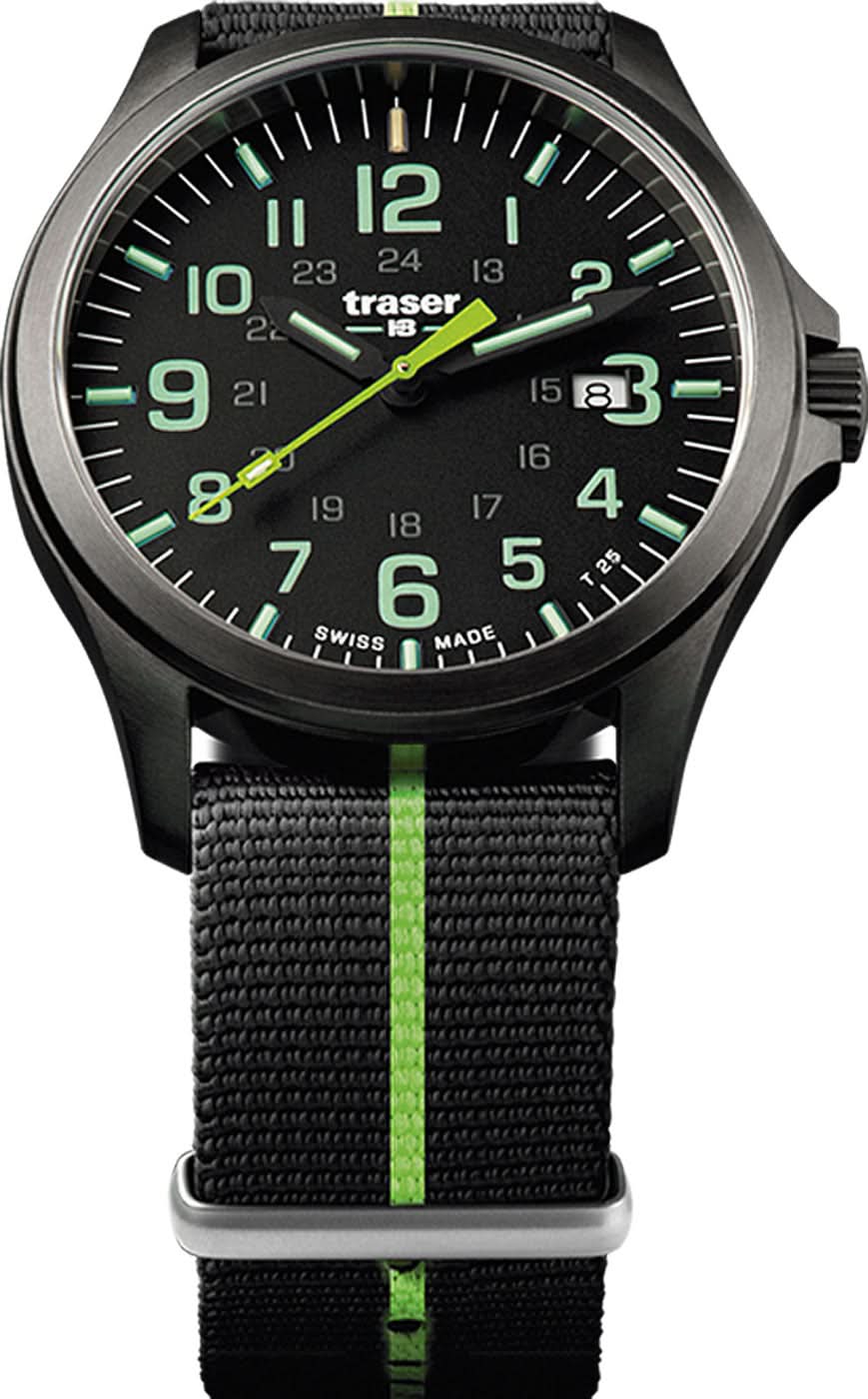 Orologio da uomo Traser P67 Officer Pro 107426 • Tecnologia luminosa Trigalight • Swiss Made