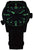 Orologio da uomo Traser P68 Pathfinder con quadrante nero e lume verde