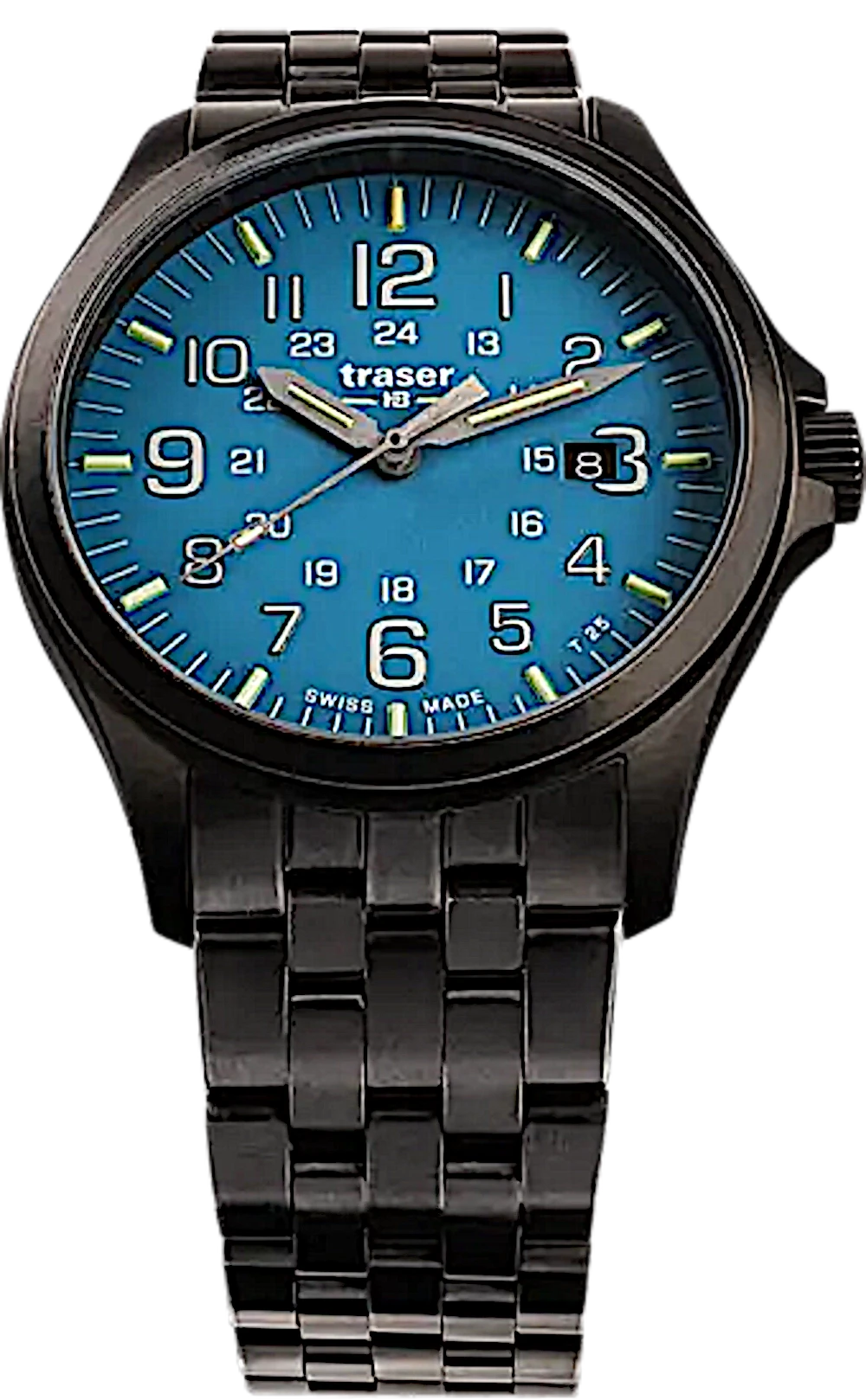 Orologio da uomo Traser P67 Officer Pro 108740 • trigalight H3 • Vetro zaffiro