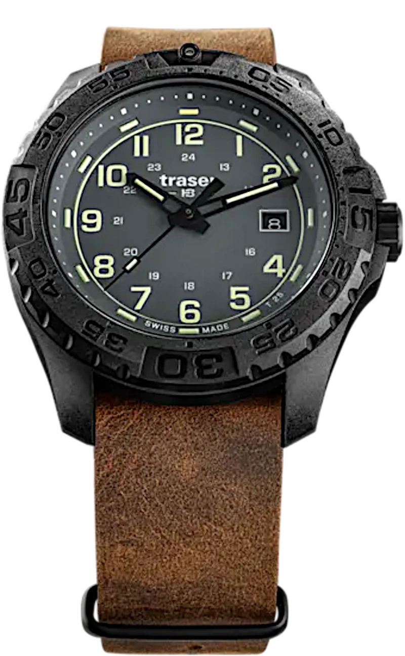 Orologio da uomo Traser P96 Outdoor Pioneer 109036 • Trigalight H3 • Vetro zaffiro