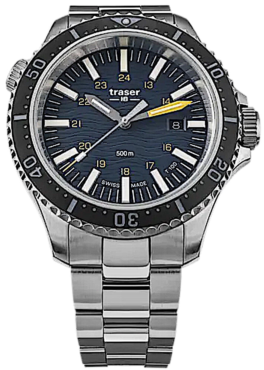 Traser P67 Diver 109370 Orologio da uomo • Trigalight T100 • Impermeabile fino a 50 bar