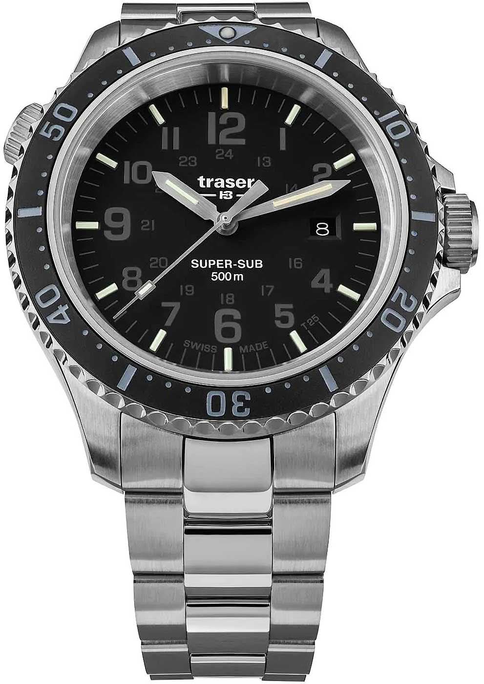 Orologio da uomo Traser P67 SuperSub 109378 • Trigalight • Impermeabile 50 ATM