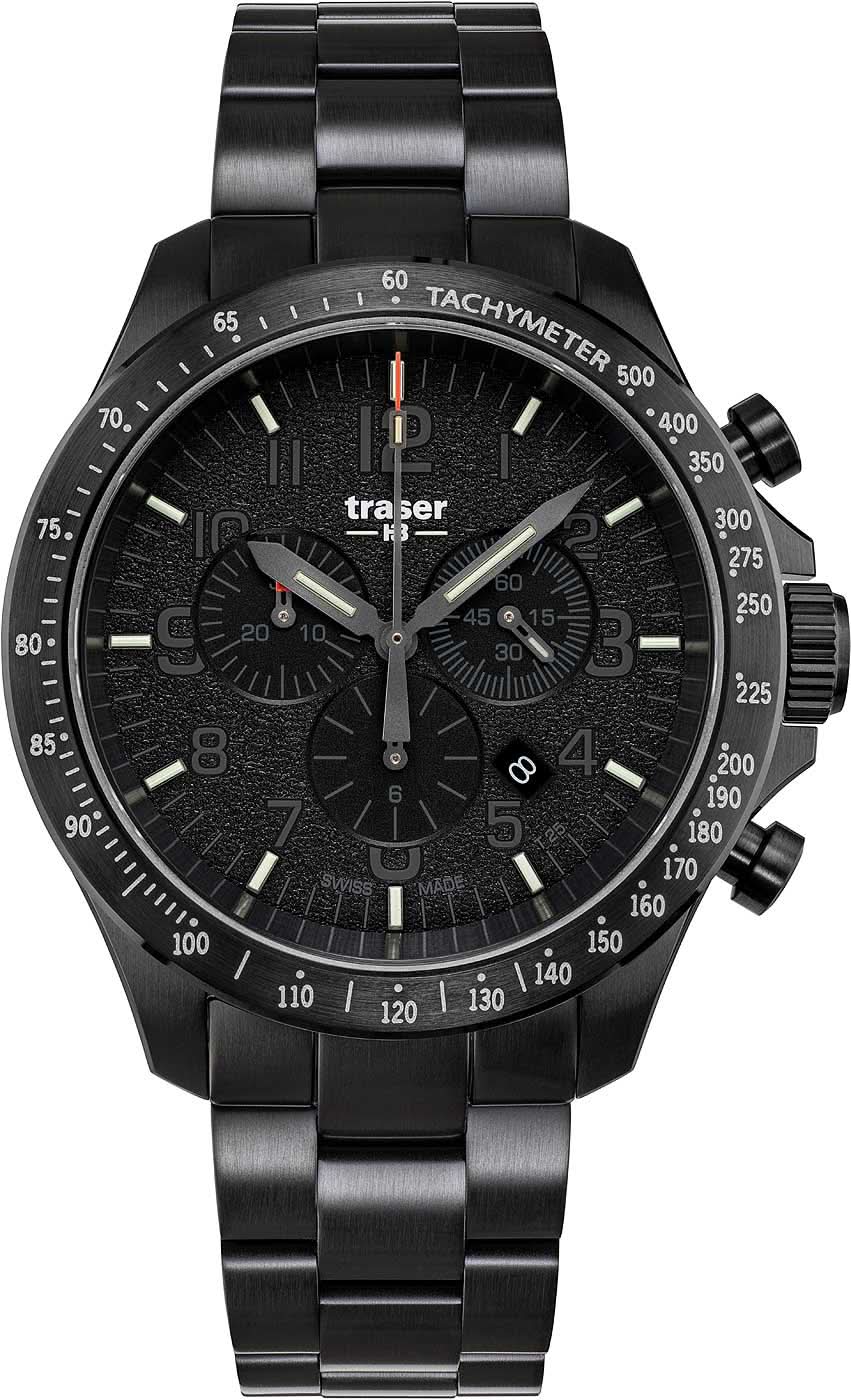 Orologio da uomo Traser P67 Officer Pro Chrono 109466 • Trigalight H3-Tritium • Swiss Made