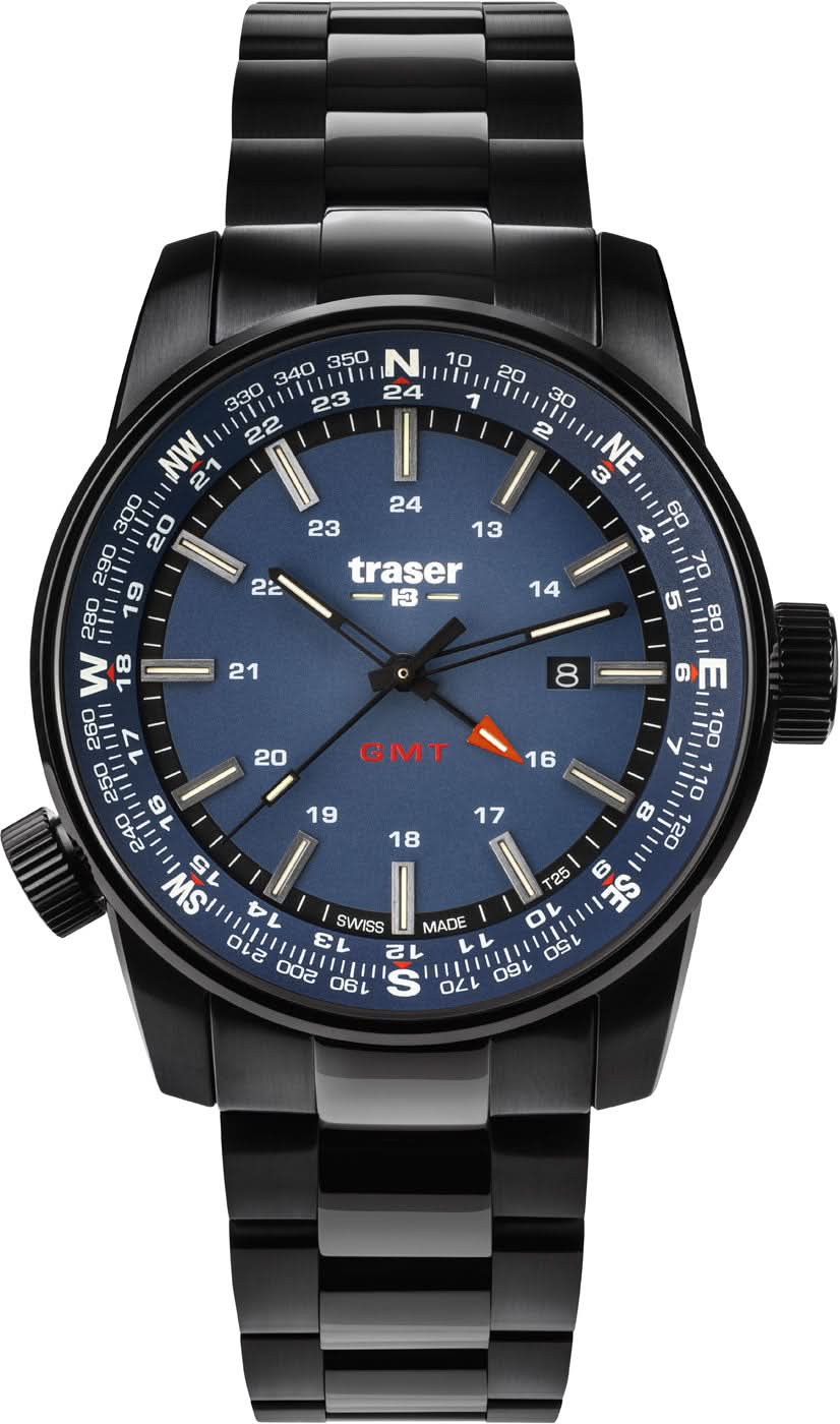 Orologio da uomo Traser P68 Pathfinder GMT 109524 • Trigalight • Swiss Made