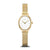 Bering Classic 11020-334 Damenuhr Gold • Saphirglas • Milanaise-Armband