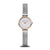 Bering Classic 11022-064 Damenuhr Roségold • Saphirglas • Milanaise-Armband