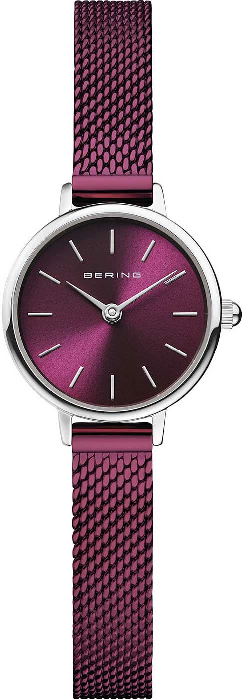 Bering Classic 11022-909 Orologio da Donna • Vetro Zaffiro Antigraffio • Bracciale Milanaise Raffinato