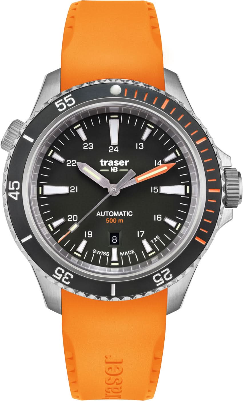 Orologio da uomo Traser P67 Diver 110323 • Tecnologia luminosa Trigalight • Swiss Made