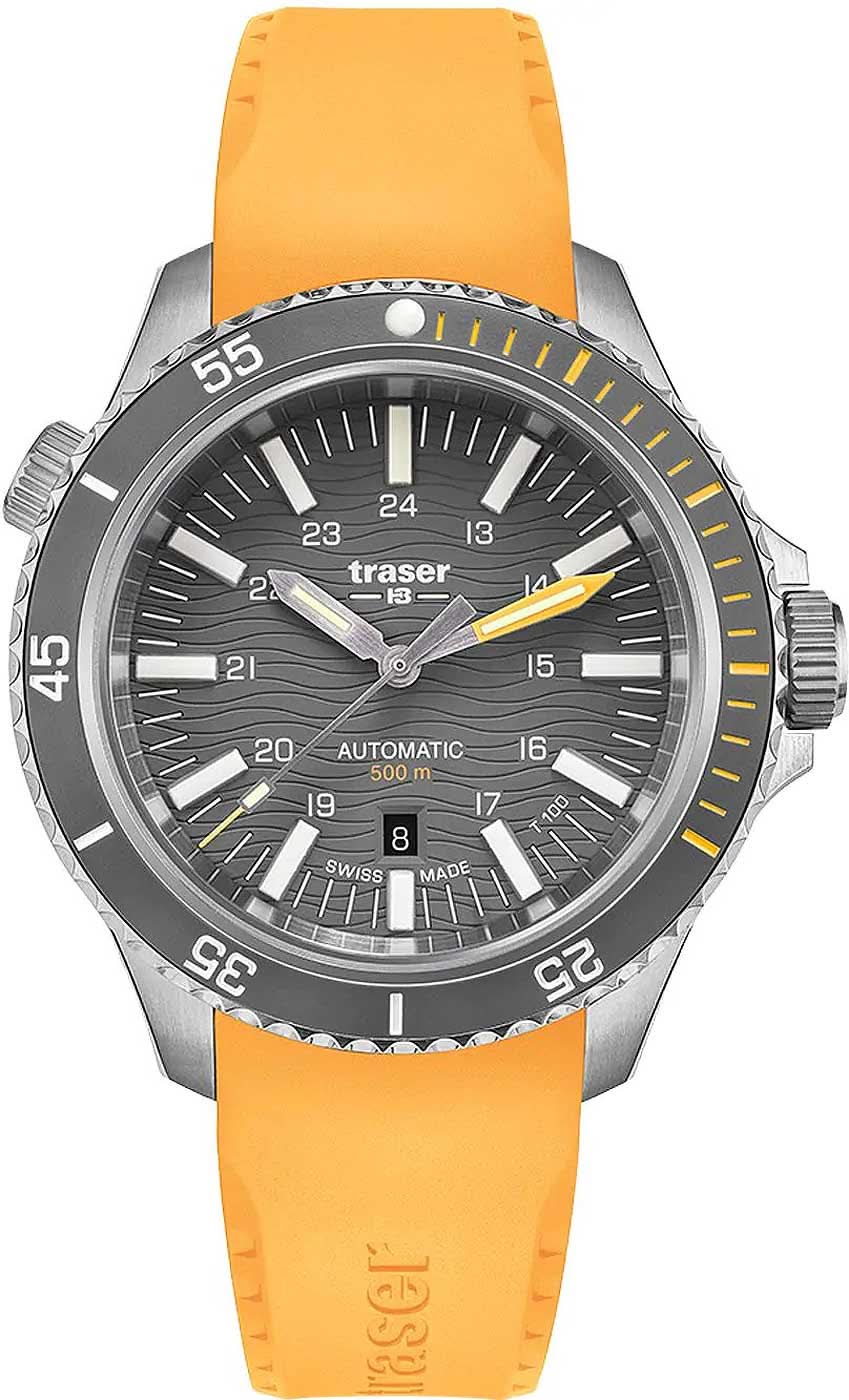 Orologio da uomo Traser P67 Diver Automatic 110331 • Tecnologia luminosa Trigalight • Swiss Made