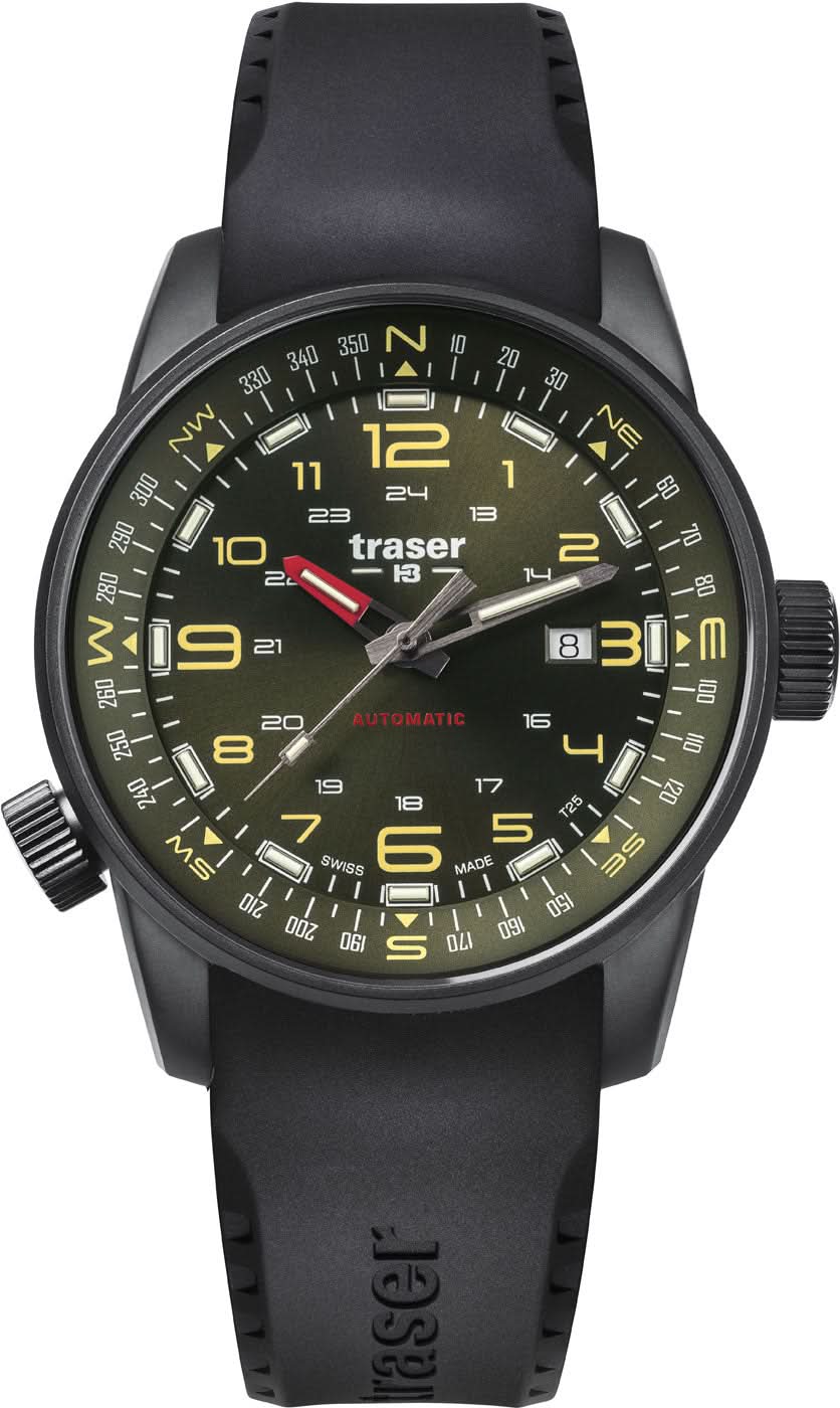 Orologio da uomo Traser P68 Pathfinder 110457 • Tecnologia luminosa Trigalight • Swiss Made