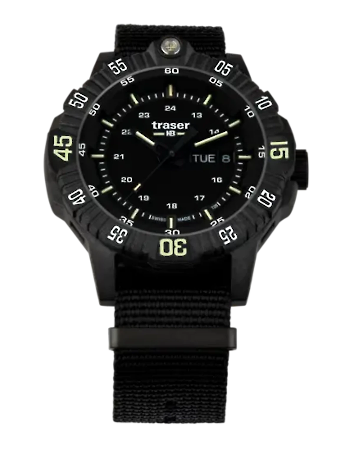Orologio da uomo Traser P99 Q Tactical Black 110722 • Trigalight • Swiss Made