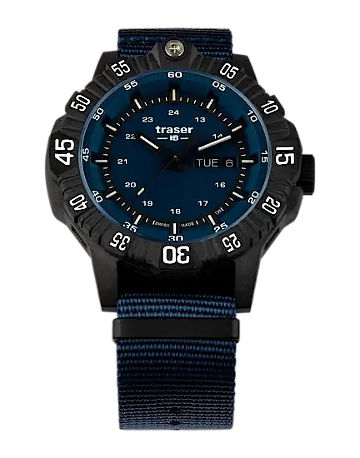 Orologio da uomo Traser P99 Q Tactical Blue 110724 • trigalight • Vetro zaffiro