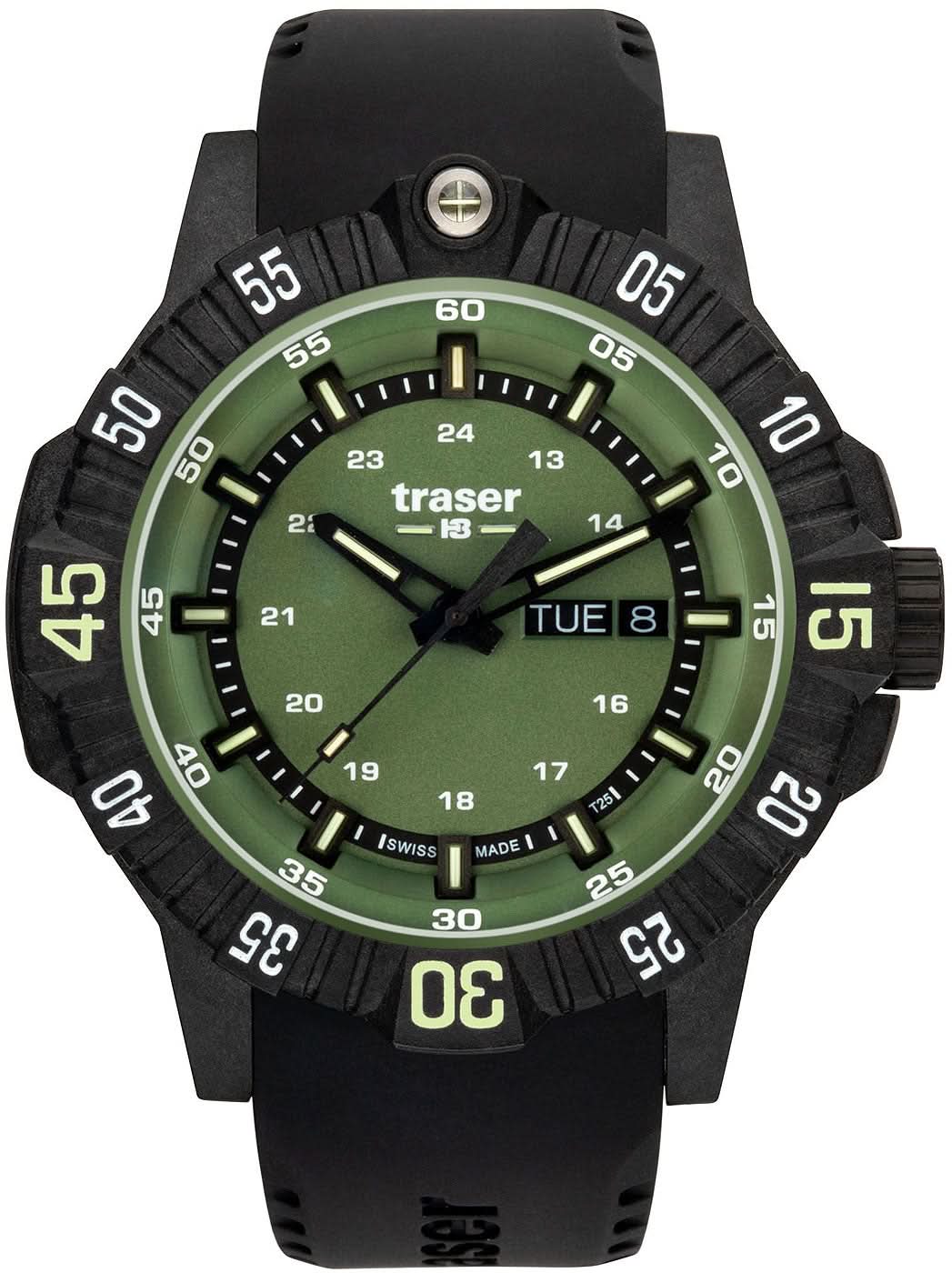 Orologio da uomo Traser P99 Q Tactical 110727 • H3 • Vetro zaffiro