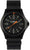 Orologio Traser P67 con cinturino in tessuto nero e quadrante nero, lancette arancioni