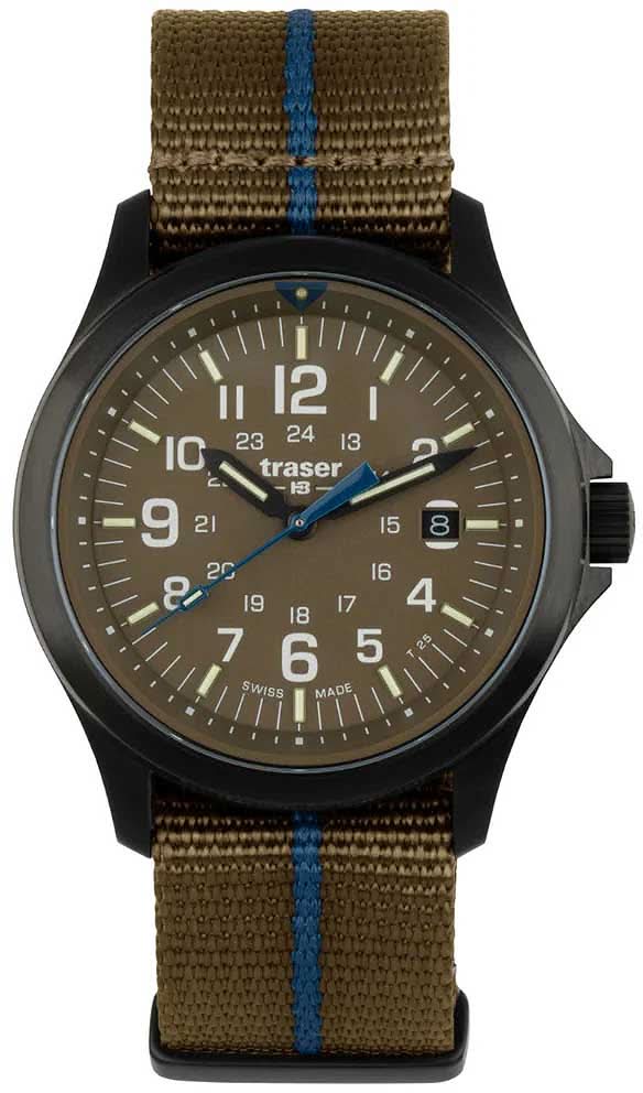 Orologio da uomo Traser P67 Officer Pro Khaki 111074 • Tecnologia luminosa H3-Tritium • Vetro zaffiro