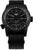 Orologio da uomo con quadrante nero e cinturino in tessuto nero, Traser Pathfinder Solar