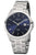Regent F-1011 Herrenuhr Blau • Mineralglas • Sicherheitsfaltschließe