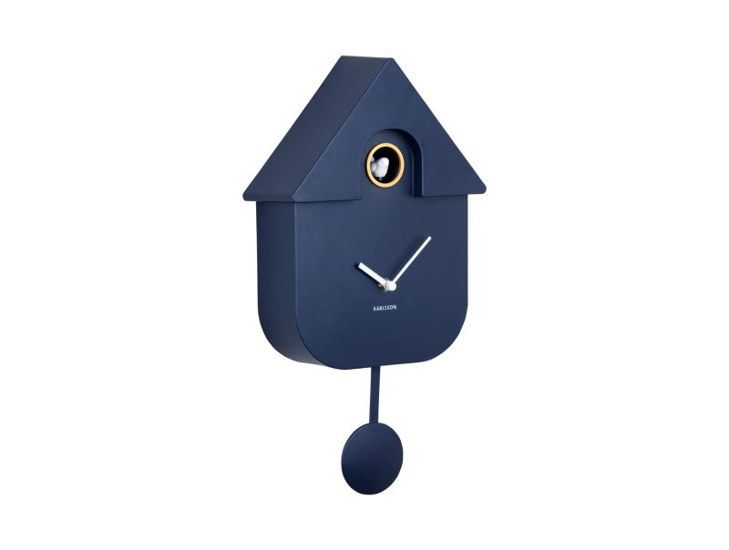 Karlsson Modern Cuckoo KA5768BL Wanduhr • Pendel • Modernes Design
