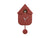 Karlsson Modern Cuckoo KA5768RD Wanduhr Rot • Kuckucksruf stündlich • Schwingendes Pendel, Bild 2