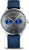 Orologio da uomo con cinturino in tessuto blu e quadrante blu, cassa in titanio, BERING