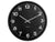 Karlsson New Classic XL KA5944BK Wanduhr Schwarz • Geräuschloses Sweep-Uhrwerk • XXL-Format 80 cm