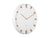 Karlsson Grace KA5942WH Wanduhr Weiß • Skandinavisches Design • Holzakzente