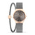 Bering Classic 12131-010 Damenuhr Goldfarben • Saphirglas • Milanese-Armband, Bild 9