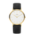 Danish Design Tidløs IV15Q1231 Ærø Damen Armbanduhr Silber-Gold • Mineralglas • Lederarmband