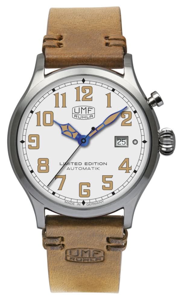 Orologio da uomo UMF Ruhla 1256-1 • Made in Germany • Vetro zaffiro