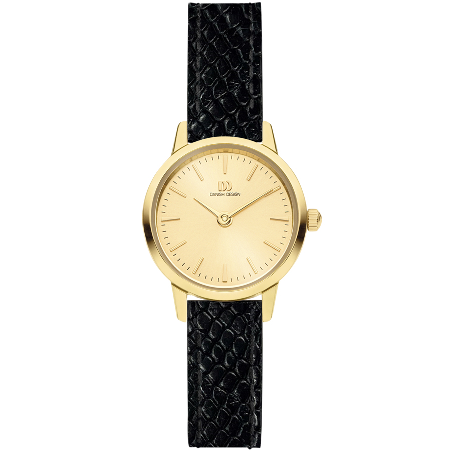 Danish Design Akilia Mini IV19Q1268 Damenuhr Gold • Schnellwechselsystem • Mineralglas