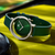 Danish Design Pico Pinea Silver IV33Q1271 Damen Armbanduhr Grün • Mineralglas • Lederarmband, Bild 2