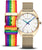 Orologio da donna Bering 127220-36-334 • Vetro zaffiro antigraffio • Bracciale milanese raffinato