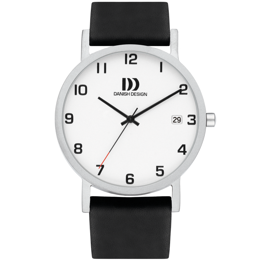 Danish Design Gløbe IQ82Q1273 Armbanduhr Silber • Titangehäuse • Mineralglas